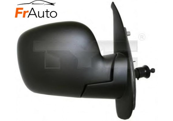 Дзеркало зовнішнє механічне ліве RENAULT KANGOO з 2008 р, під покраску